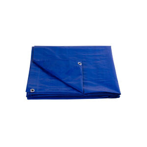 Ponyva k&eacute;k PE 3 x 5 m lefűzőlyukkal 80g/m2 k&eacute;k ST