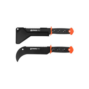 A Strend Pro boz&oacute;tv&aacute;g&oacute; k&eacute;s ide&aacute;lis bokrok, &aacute;gak &eacute;s m&aacute;s suru n&ouml;v&eacute;nyzet v&aacute;g&aacute;s&aacute;ra. Tov&aacute;bbfejlesztett k&eacute;sg&ouml;rb&uuml;let, amely megv&eacute;di a k&eacute;st &eacute;s a peng&eacute;t. A foganty&uacute; hore l&aacute;gyul&oacute; gumib&oacute;l k&eacute;sz&uuml;lt - nagy kop&aacute;s&aacute;ll&oacute;s&aacute;ggal rendelkezik. HRC 60 - 62 penge.