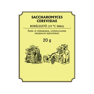 Bor&eacute;lesztő SACCI egyszerű, erjed&eacute;s ind&iacute;t&aacute;s&aacute;hoz 20g