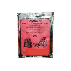 Bor&eacute;lesztő UVAFERM PM20g  hideg &eacute;s alkoholtűrő ROZ&Eacute;