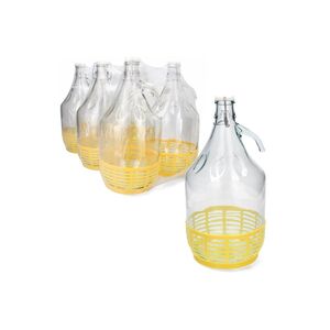 Demizson D&aacute;ma 5 L műa. kosaras + CSATTAL, foganty&uacute;s 