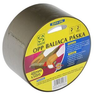 Ragaszt&oacute;szalag Csomaghoz  PVC KL-OPL 48mm/50 m&eacute;ter ST barna