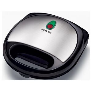 Szendvicss&uuml;tő SSM 4300SS silver Sencor 4 h&aacute;romsz&ouml;g alak&uacute; szendvicshez