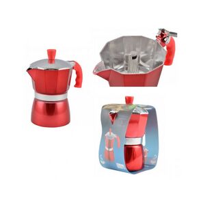 K&aacute;v&eacute;főző kotyog&oacute; 3 szem&eacute;lyes piros