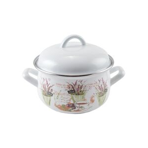 Zom&aacute;ncozott l&aacute;bas+fedő levendul&aacute;s 16cm 1,8 l