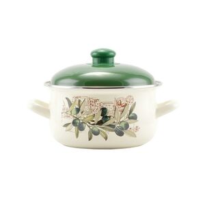 Zom&aacute;nc l&aacute;bas+fedő 18cm-es 2,4L-es oliva Savasan