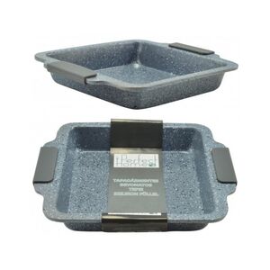 Tepsi szilikon f&uuml;llel 27x22,5x4,2cm tapm.bev. Granite