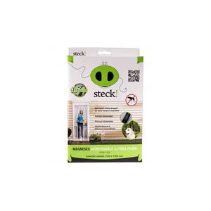 Rovarh&aacute;l&oacute; ajt&oacute;ra m&aacute;gnesen  210x100 cm SRM 100 feh&eacute;r 18 erős m&aacute;gnes