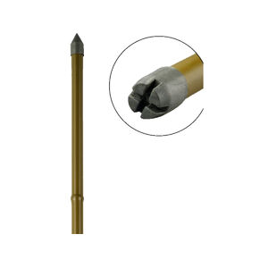 Vir&aacute;gt&aacute;masz ac&eacute;l-műanyag  TY 16/2100 mm barna ST