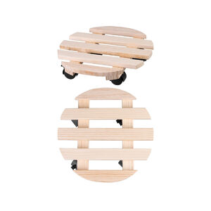 Cser&eacute;p al&aacute;t&eacute;t fa kerek, gurul&oacute;s 30x7 cm max.50 kg ST