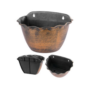 Vir&aacute;gtart&oacute;/kasp&oacute; f&eacute;mes hat&aacute;s&uacute; műa fali Pro Wave, 26x18 cm, arany