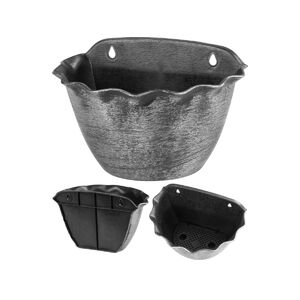 Vir&aacute;gtart&oacute;/kasp&oacute; f&eacute;mes hat&aacute;s&uacute; műa fali Pro Wave, 26x18 cm, ez&uuml;st