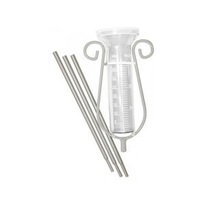 Esőszintm&eacute;rő műanyag 40 ml m&eacute;r +110cm r&uacute;ddal 6080067