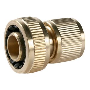 Gyorscsatlakoz&oacute; kuplung 3/4˝ t&ouml;mlőszor&iacute;t&oacute;val stoppos r&eacute;z Floraland