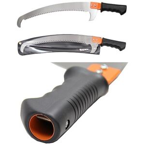 &Aacute;gv&aacute;g&oacute; fűr&eacute;sz horgos 430 mm fűr&eacute;szlappal, k&eacute;t oldalasan &eacute;lezett, &aacute;gleh&uacute;z&oacute;val