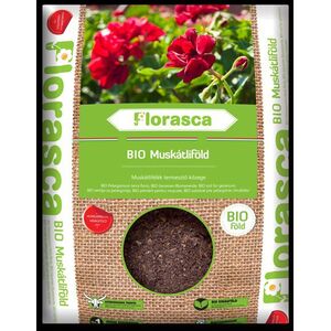 Vir&aacute;gf&ouml;ld Musk&aacute;tli &eacute;s balkonn&ouml;v&eacute;nyekhez BIO 20 liter Florasca (60/raklap)