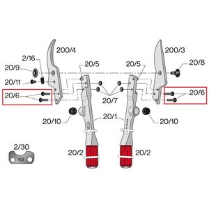 Csavar FELCO 20,21,23,29
