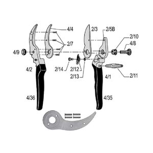 Ellenpenge szegecsekkel FELCO 4