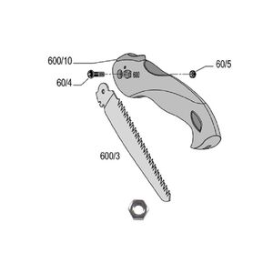 Csavar FELCO 60,600 - 10db/csomag