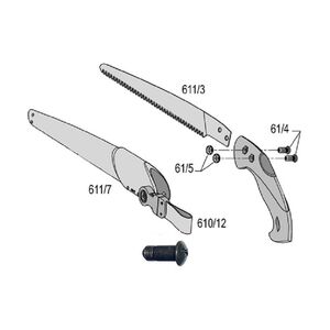 Csavar FELCO 61,610 + 62,620 - 10db/csomag