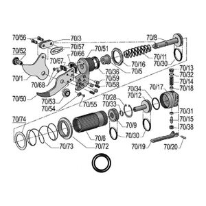 O-gyűrű pneumatic FELCO 70