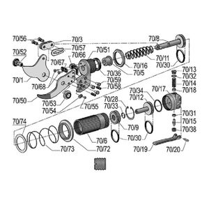 Csavar herny&oacute; csavar pneumatic FELCO 70
