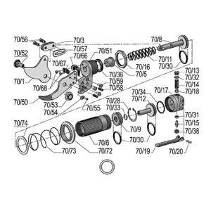 Gyűrű pneumatic FELCO 70