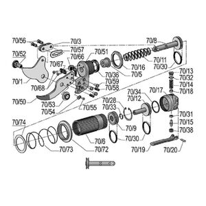 Dugatty&uacute; r&uacute;d pneumatic FELCO 70,73,74,79