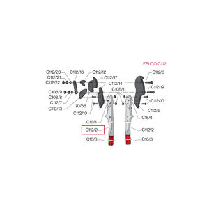 Kar alum&iacute;nium FELCO C112 - DARAB !!!
