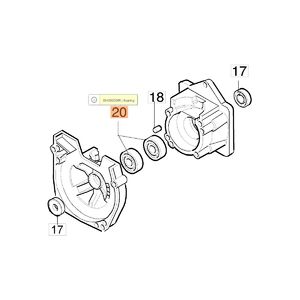 Csap&aacute;gy főtengely 6201 - C3 - 2Z