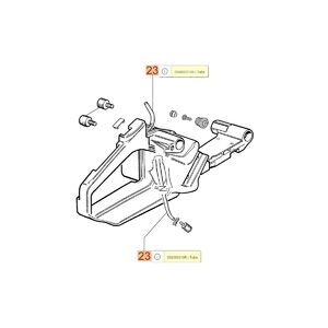 Benzincső 956,962,965 HD,970,971,980,981,GS 720,GS 820,GS 630,