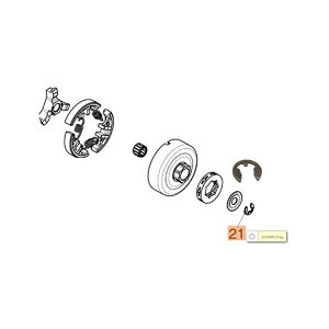 Seeger z&eacute;ger gyűrű GS 650