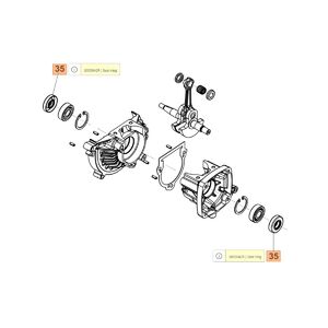 Szimmering (főtengely) BC 240, HC 265 XP, HC 280 XP
