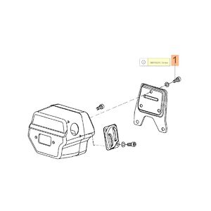 Csavar kipufog&oacute; 956,962,970,980,GS720,GS820