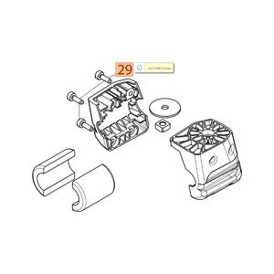 Csavar korm&aacute;ny tart&oacute; r&ouml;gz&iacute;tő BC 240 - 3891038