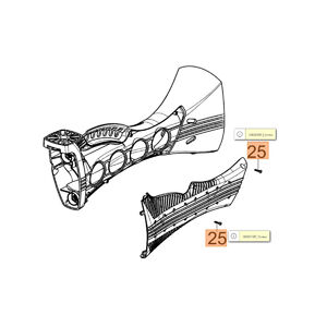 Csavar burkolat &ouml;sszefog&oacute; pl. BC 430