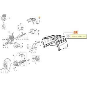 Kipufog&oacute; v&eacute;dőburkolat Sparta 26