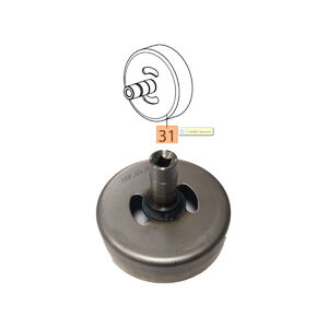 Kuplung cs&eacute;sze BCF 530 H&Aacute;TI