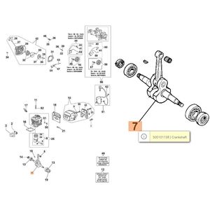 Főtengely 956,962,965 HD, GS 630 