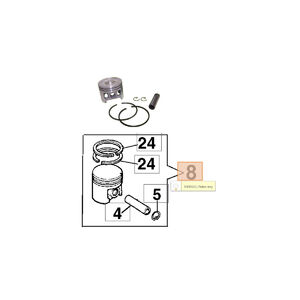 Dugatty&uacute; komplett 46 mm - 956 - 50010320