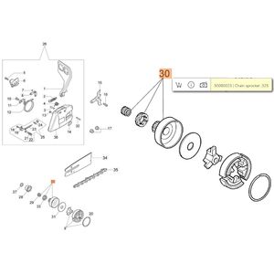Csillagker&eacute;k, kuplungdob .325 bet&eacute;tes 952,GS520 - 50070061