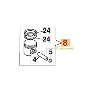 Dugatty&uacute; komplett 48 mm - 962, 965, GS 630