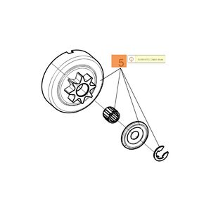 Csillagker&eacute;k, kuplungdob 3/8 GST 250