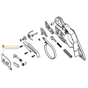 Olajterelő lemez k&uuml;lső MTH 5100, MTH 5600, GSH 510, GSH 560