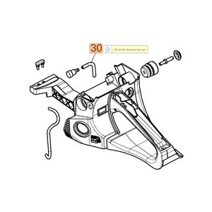 Cső tank szellőző MTH 5100, MTH 5600, GSH 510, GSH 560 - 61370552