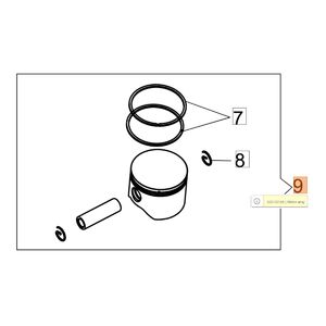 Dugatty&uacute; komplett 45 mm - 1.2 mm - MTH 5100, GSH 510