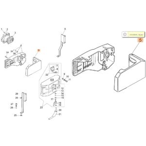 V&eacute;dőburkolat a tankn&aacute;l  MTL 85 R,