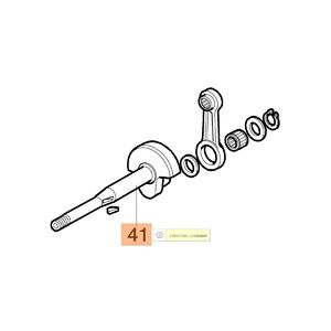 Főtengely 4160479, 4160363 - OS 255, Sparta 25, 26, 250, Stark 25, 26, 250, Victus 260