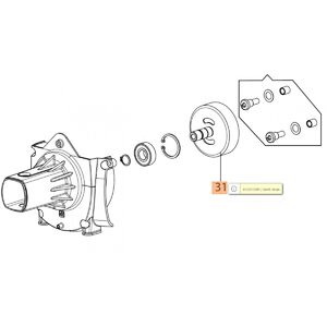 Kuplungcs&eacute;sze BC 380, 420, 430,  530 - 28-as cső