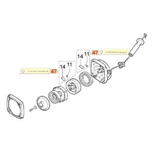 Ind&iacute;t&oacute; f&uuml;l + rug&oacute; k&eacute;szlet szett set 446 BP ERGO, 453 BP ERGO - 62030130+62030131 egy&uuml;tt